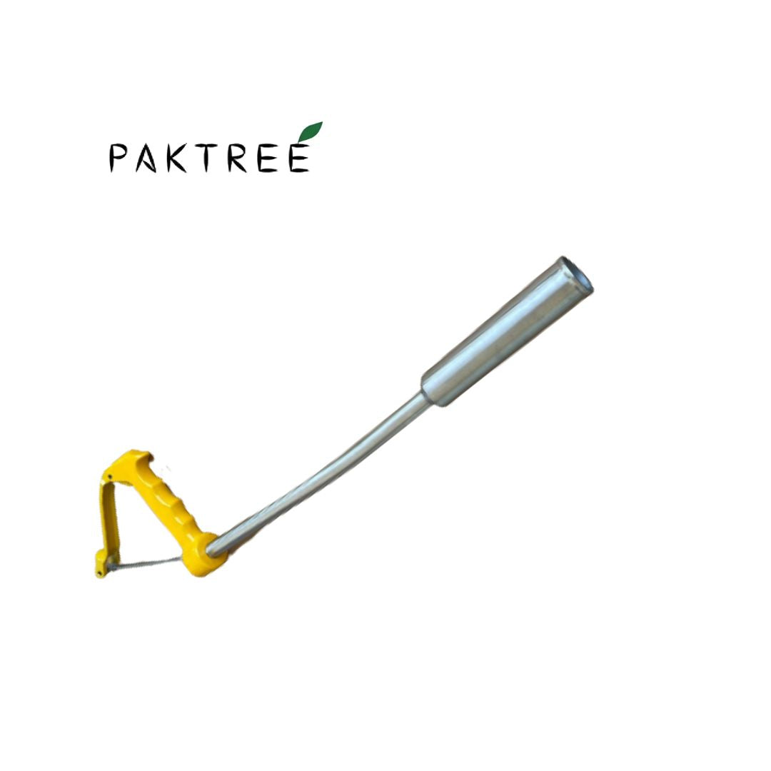 Pak Tree Balling Applicator Curved or Bolus Gun, Yellow Color Coated Grip Handle