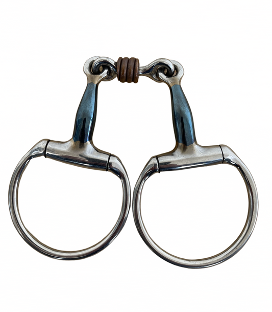 D-Ring Sweet Iron Copper Spring Stainless Steel Horse Bit